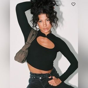 Princess Polly Black Top